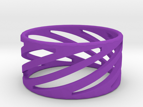 Ring2 in Purple Processed Versatile Plastic