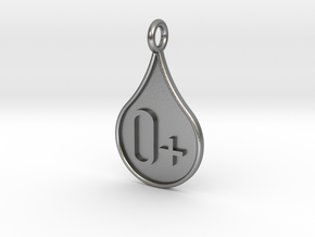 Blood type O+ in Natural Silver