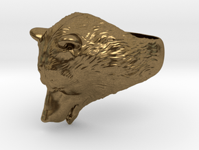 Bear ring in Natural Bronze: 9 / 59