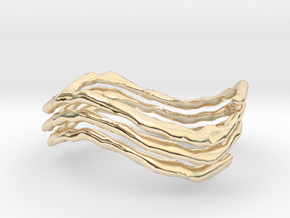 Helix Wave Ring - size 9 in 14K Yellow Gold