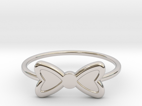 Knuckle Bow Ring, 15mm diameter by CURIO in Platinum