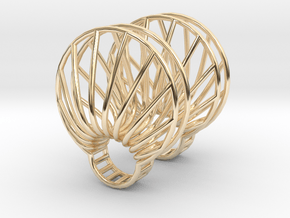 parameters | clamshell ring 2 in 14K Yellow Gold
