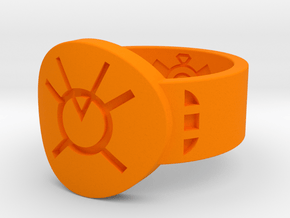 Orange Avarice FF Ring Sz 15 in Orange Processed Versatile Plastic