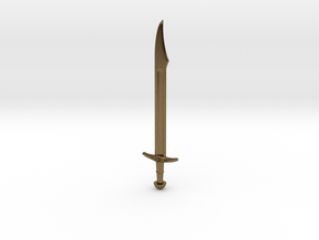 Falchion Sword in Natural Bronze