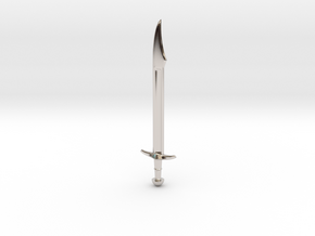 Falchion Sword in Platinum