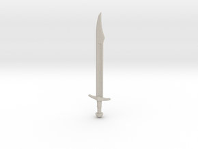Falchion Sword in Natural Sandstone