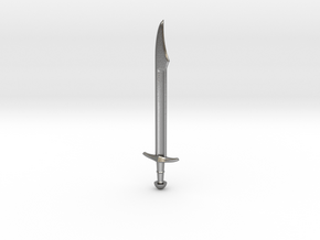 Falchion Sword in Natural Silver