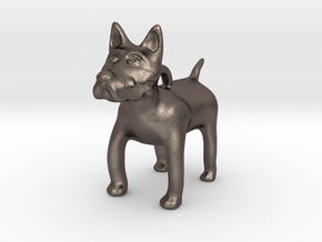 Westy Pup in Polished Bronzed Silver Steel