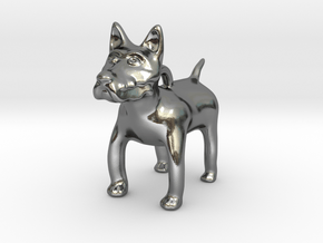 Westy Pup in Polished Silver