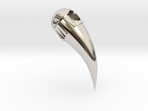 Claw Pendant in Platinum