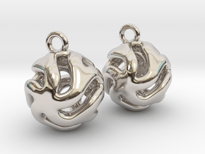 Starfish Kanga Earrings in Platinum