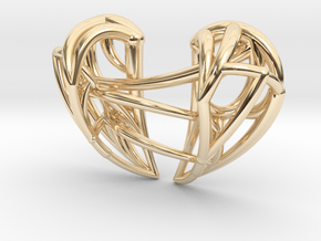Healing Heart Pendant in 14K Yellow Gold