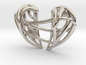 Healing Heart Pendant in Platinum