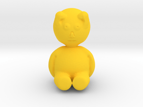 Ted E Bear in Yellow Processed Versatile Plastic
