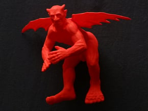 Flying devil  in Red Processed Versatile Plastic