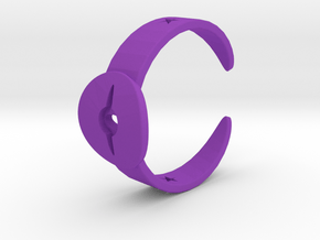 Ring11 in Purple Processed Versatile Plastic