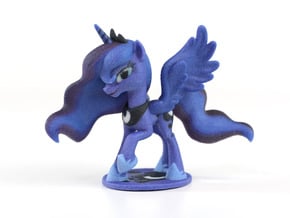 My Little Pony - Luna S2 Posed (≈70mm tall) in Full Color Sandstone