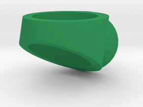 Green Lantern ring in Green Processed Versatile Plastic