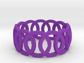 Ring14(18mm) in Purple Processed Versatile Plastic