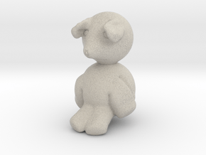 Puppy in Natural Sandstone