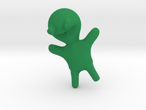 Happy Frog Toy in Green Processed Versatile Plastic