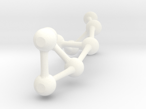 Double Helix Structure in White Processed Versatile Plastic