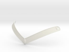 Tiara 1.0 in White Natural Versatile Plastic