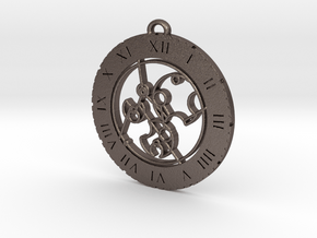 Don't Stop Me Now - Pendant in Polished Bronzed Silver Steel