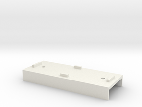 Base Carriage Europe #1 (n-scale) in White Natural Versatile Plastic