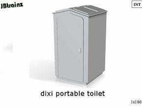 Dixi Portable Toilet (n-scale) in White Processed Versatile Plastic
