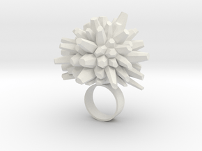 Icy Ring in White Natural Versatile Plastic