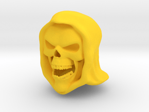 Filmation Skeletor (rage face) in Yellow Processed Versatile Plastic