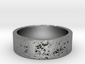 "Quarry" Mens Ring (Size 7) in Natural Silver