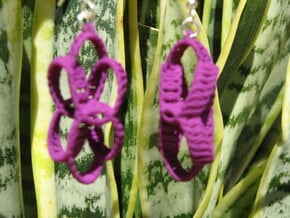 Clelie Chain 1 Earrings in Purple Processed Versatile Plastic