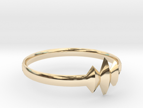 Elleve Ring US Size 8 UK Size Q in 14K Yellow Gold