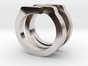 Helixois Ring 60 in Platinum