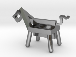 dog in Polished Silver