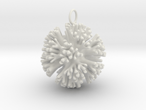 Bauble Branching Coral in White Natural Versatile Plastic