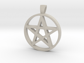 Pentagram Simple in Natural Sandstone