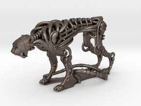 Robot Cheetah 50% in Polished Bronzed Silver Steel