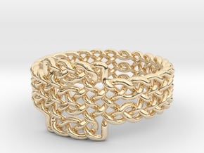 Celtic Knots Ring 17 in 14K Yellow Gold