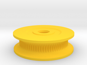 Counter Cog Attachment for Rotary Encoder in Yellow Processed Versatile Plastic
