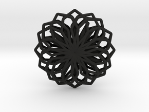 A-LINE Lotus, Pendant in Black Natural Versatile Plastic