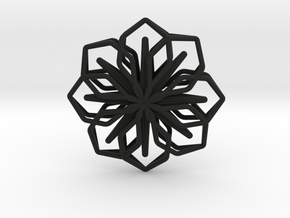 A-LINE Blossom, Pendant in Black Natural Versatile Plastic