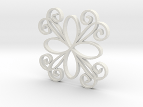 InDepth 5 Pendant in White Natural Versatile Plastic