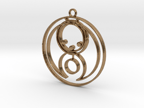 Bella - Necklace in Natural Brass