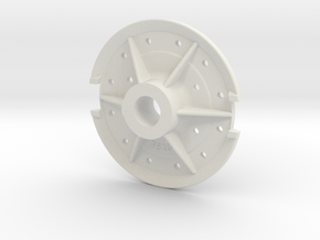 Climax Gear Hub 510 - 1-8th Scale in White Natural Versatile Plastic