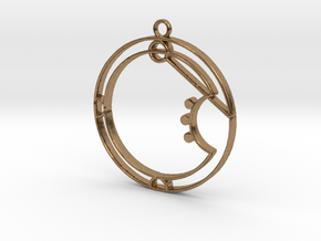 Aria - Necklace in Natural Brass