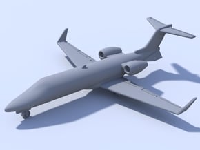 1:500 - Learjet_45 [Sprue] in Smooth Fine Detail Plastic