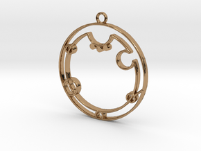Aubrey - Necklace in Polished Brass